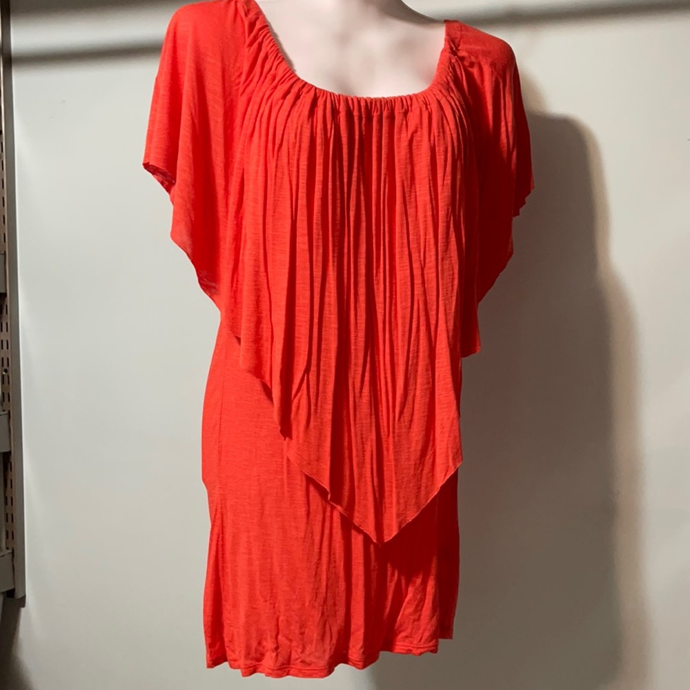 Orange MIDI dress size LG